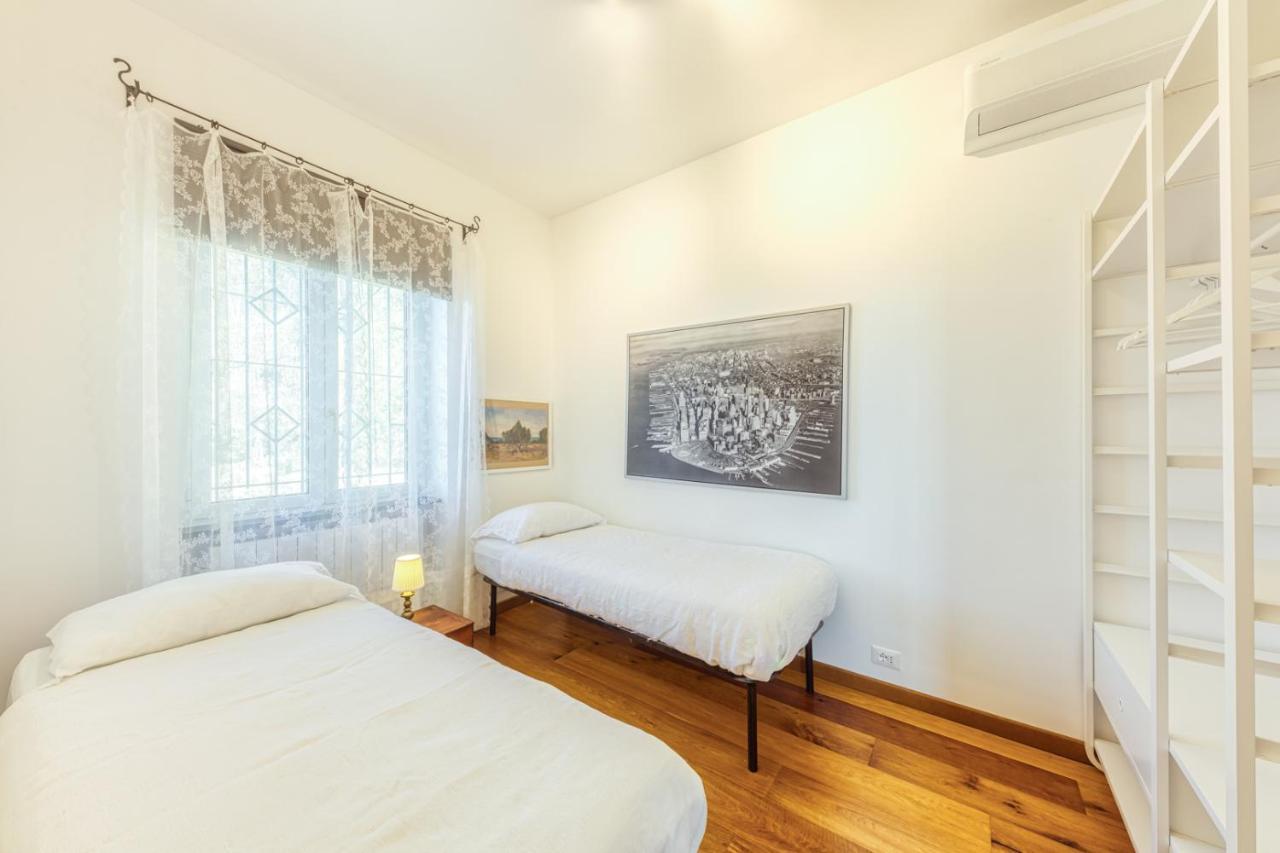 Casaviva - Ampio Trilocale Vista Mare Con Piscina - Pieve Alta Daire Pieve Ligure Dış mekan fotoğraf