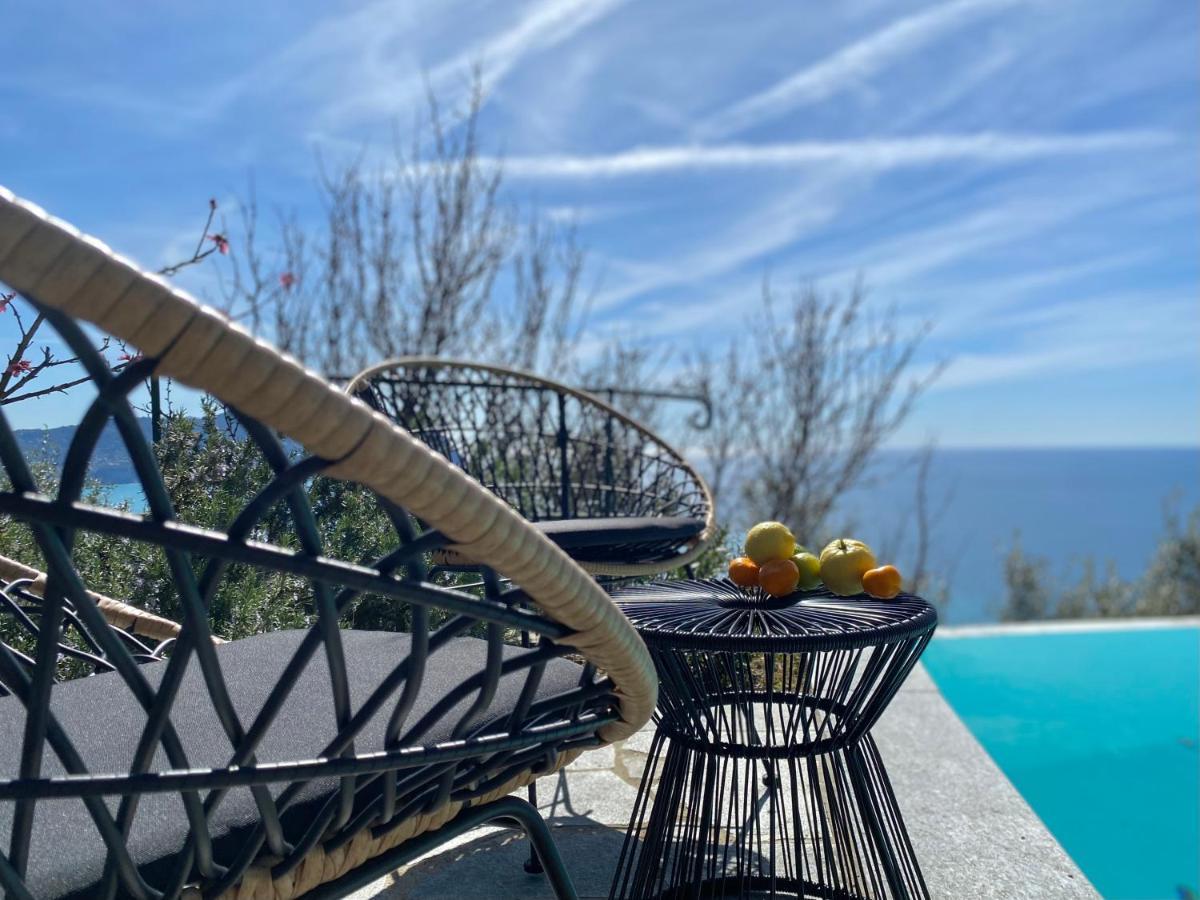 Casaviva - Ampio Trilocale Vista Mare Con Piscina - Pieve Alta Daire Pieve Ligure Dış mekan fotoğraf